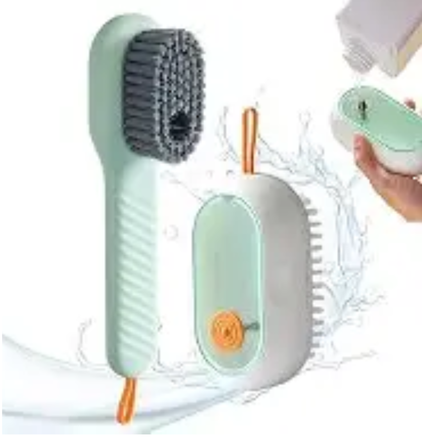 Brosse de Nettoyage Multifonction avec Distributeur de Savon