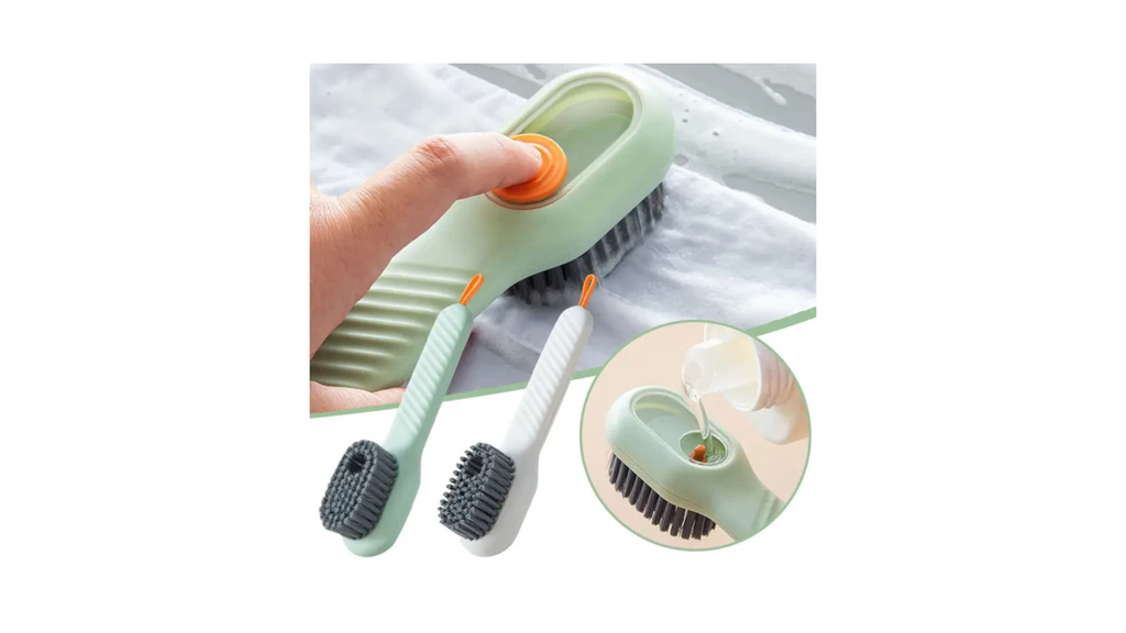 Brosse de Nettoyage Multifonction avec Distributeur de Savon