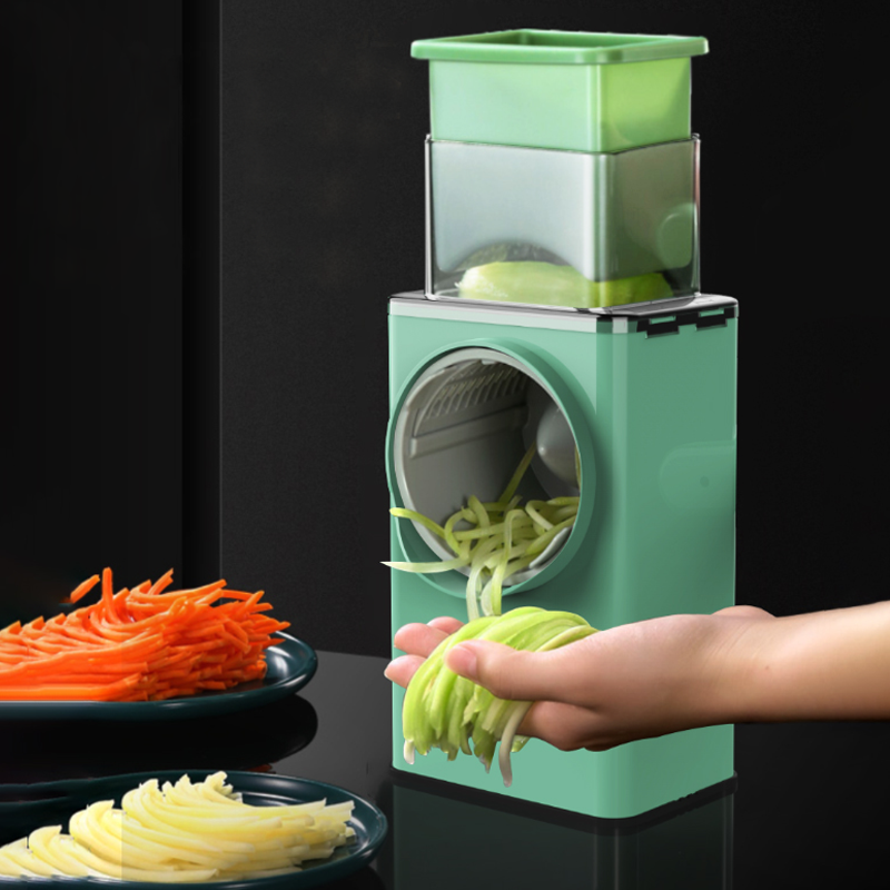 Coupe-Légumes Multifonction 3 en 1 en Plastique Écologique, Accessoires de Cuisine, Râpe et Hachoir à Fromage, Pommes de Terre, ...