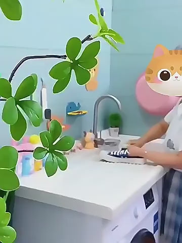 🌿✨ Brosse de Nettoyage Multifonction avec Distributeur de Savon🌿✨